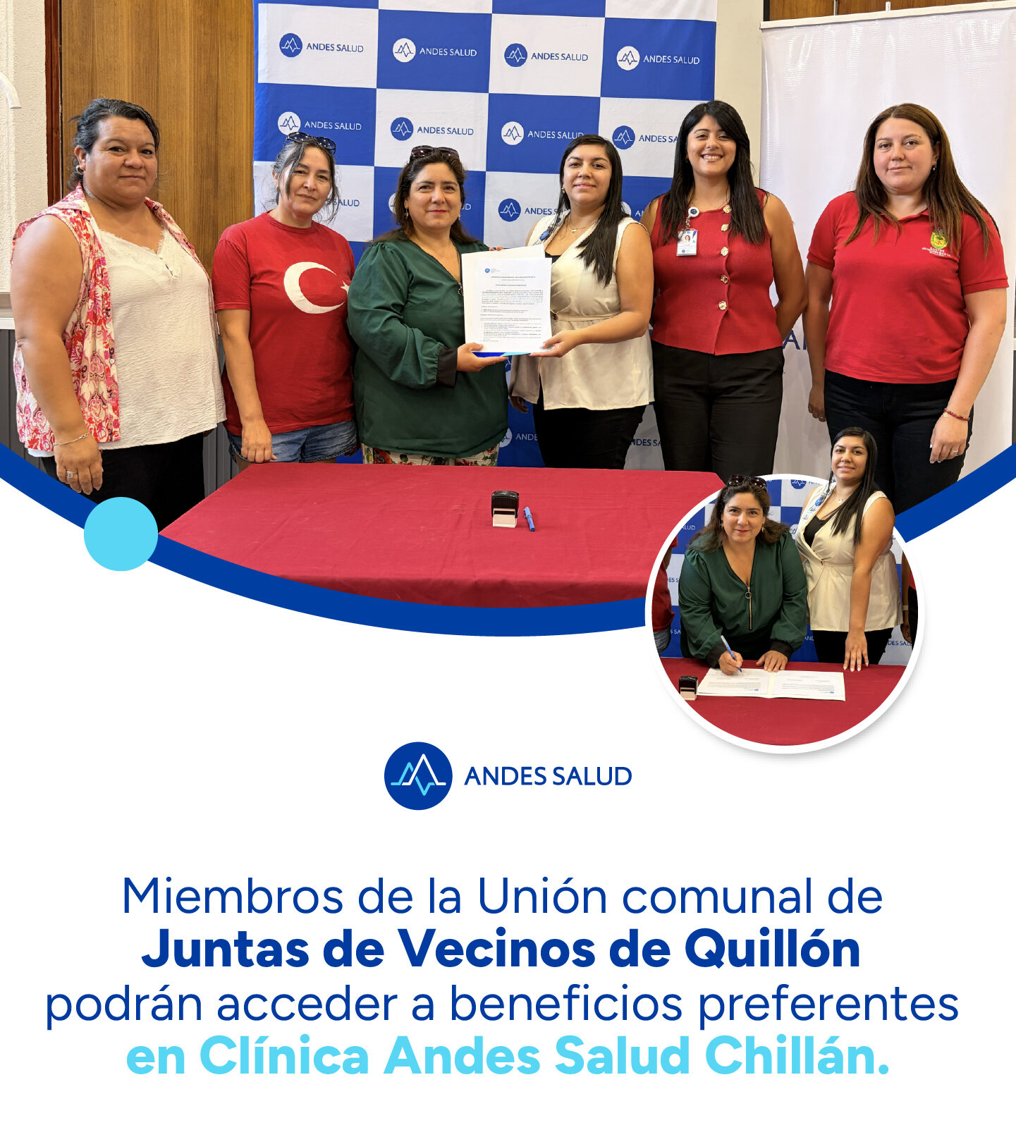 Convenio con la Unión Comunal de Juntas de Vecinos de Quillón