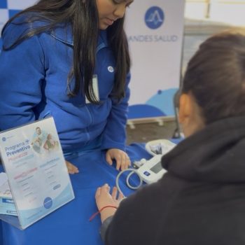 Atención de medicina preventiva de Clínica Andes Salud Chillán durante el Aniversario de Bulnes