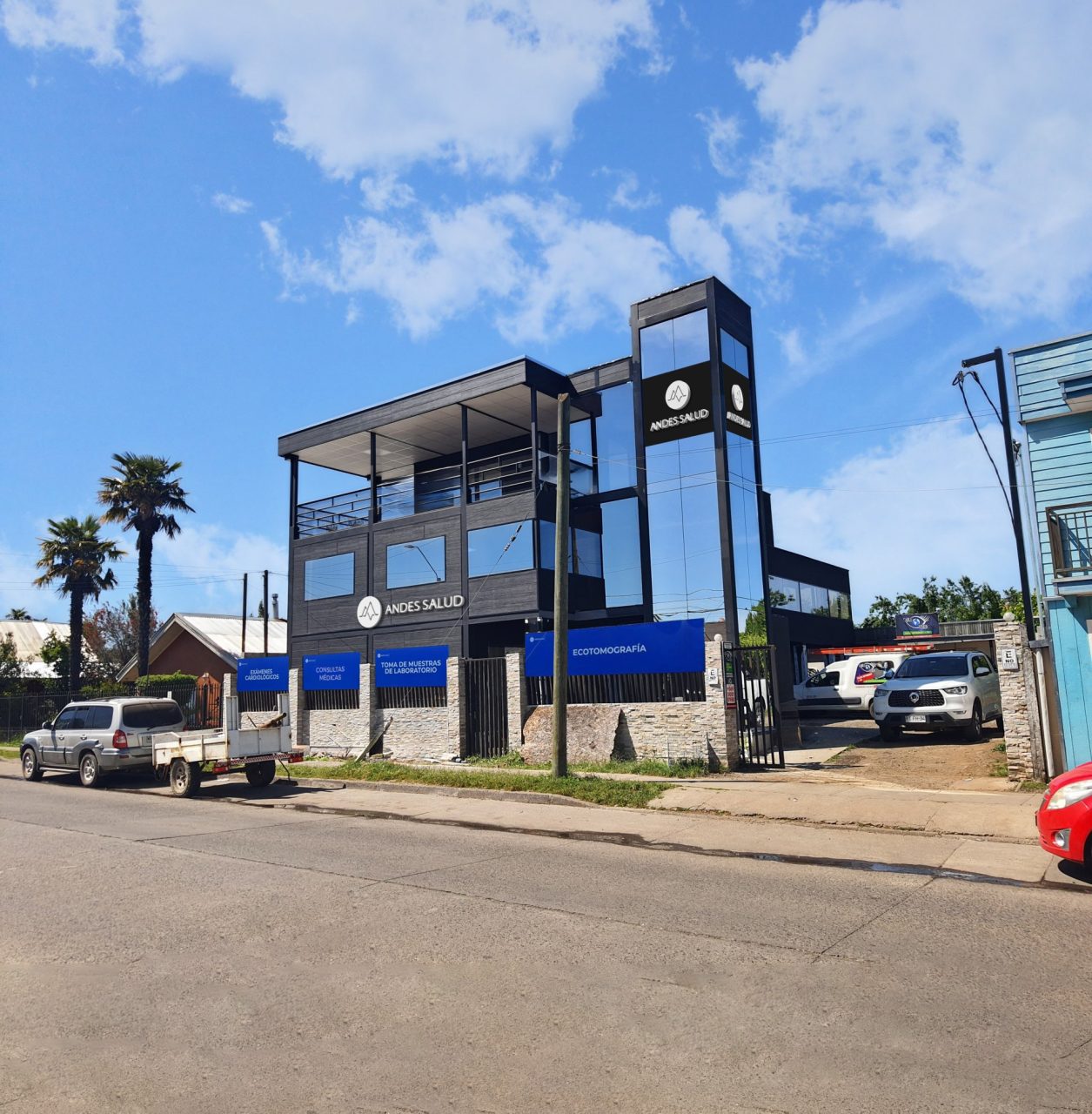 Instalaciones del Centro Médico y Toma de Muestras Andes Salud Coihueco con tecnología de Internet satelital